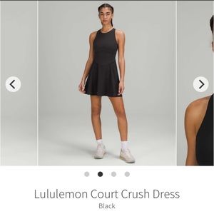 NWOT!! Lululemon Court Crush Dress